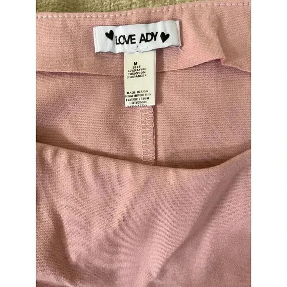 LOVEADY WOMENS SIZE M PINK SLEEVELESS MIDI ZIP BACK DRESS - Picture 3 of 3